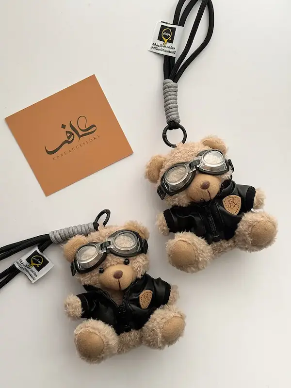 چارم تدی با کت چرم