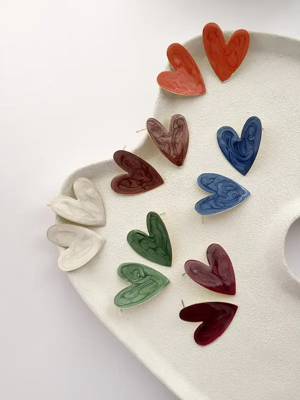 گوشواره های قلب