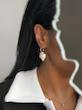 گوشواره حلقه ای آویزدار