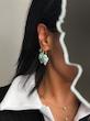 گوشواره حلقه ای آویزدار