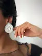 گوشواره جواهری دست ساز اشکی
