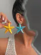 گوشواره ستاره دریایی میناکاری