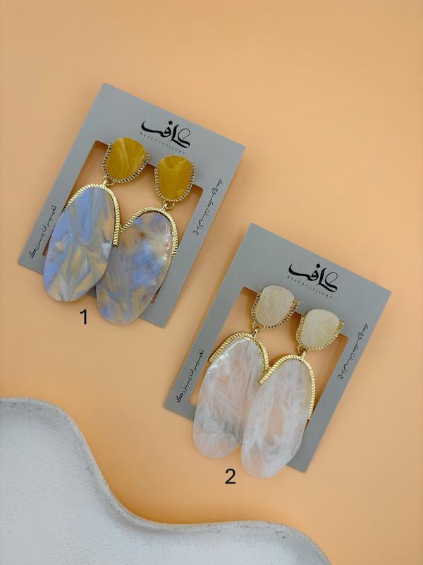 گوشواره سنگی 2 تکه