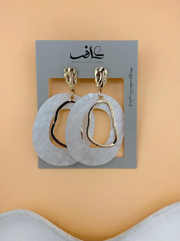 گوشواره بیضی تو خالی