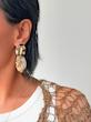 گوشواره های ساحلی صدفی
