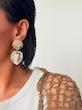 گوشواره های ساحلی صدفی