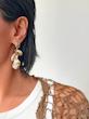گوشواره های ساحلی صدفی