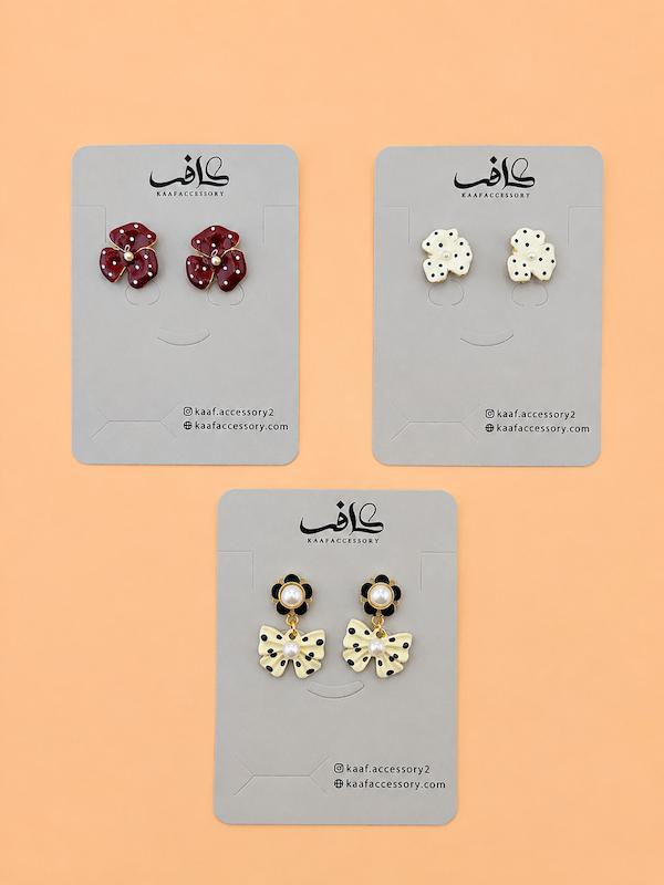 گوشواره های خال خالی