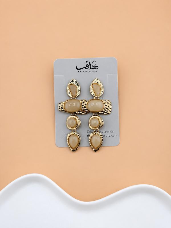 گوشواره سنگی نسکافه ای