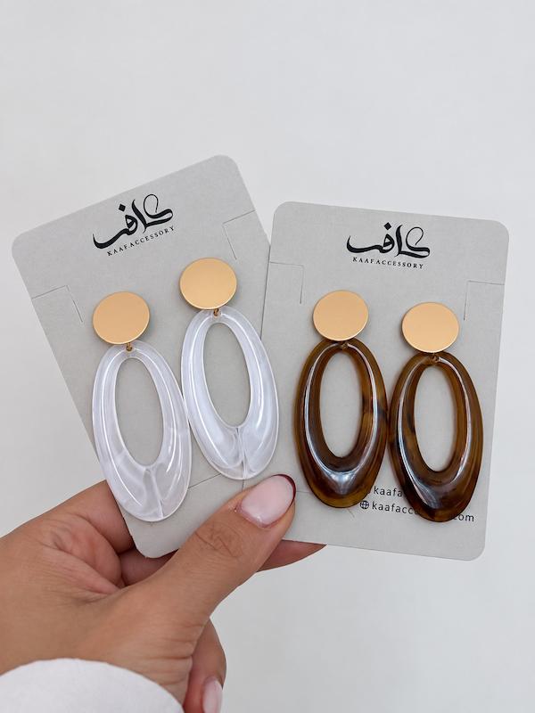 گوشواره های بیضی 