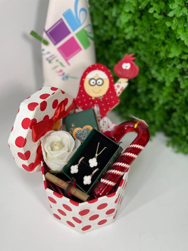 پک هدیه ژوپینگ دخترانه یلدایی کد 10382 