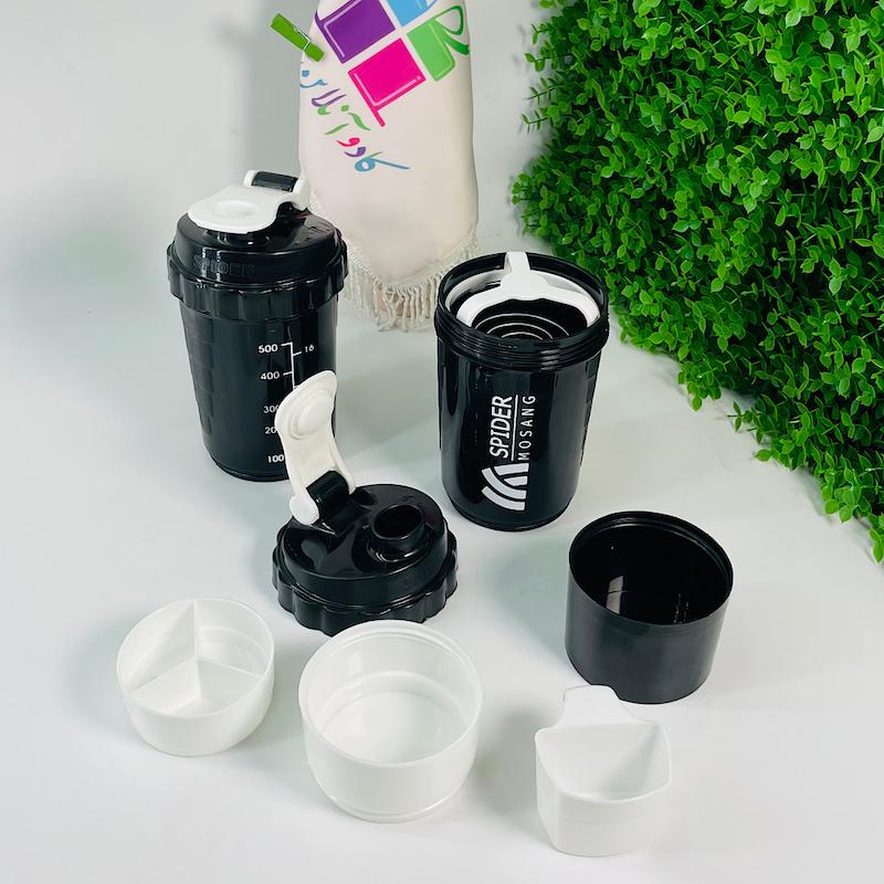 شیکر ورزشی سفید اورجینال Spider Bottle