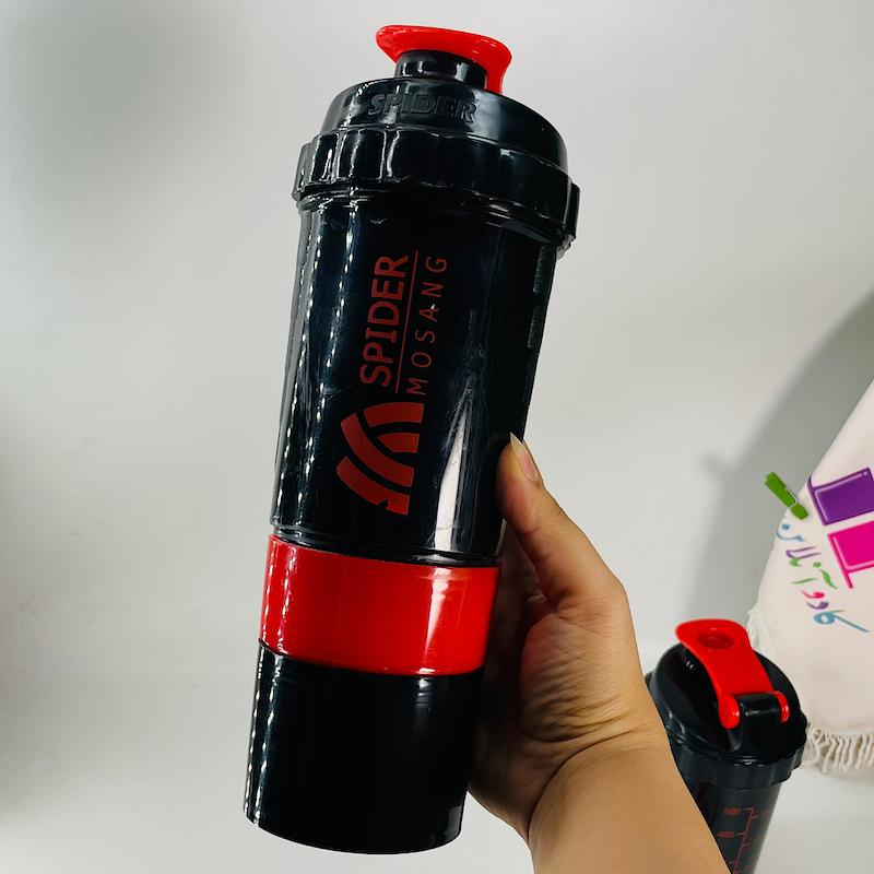 شیکر ورزشی قرمز اورجینال Spider Bottle