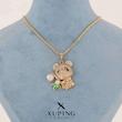گردنبند پاندا طلایی با زنجیر از برند ژوپینگ