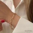 دستبند حلقه‌ای طرح طلا برند ژوپینگ