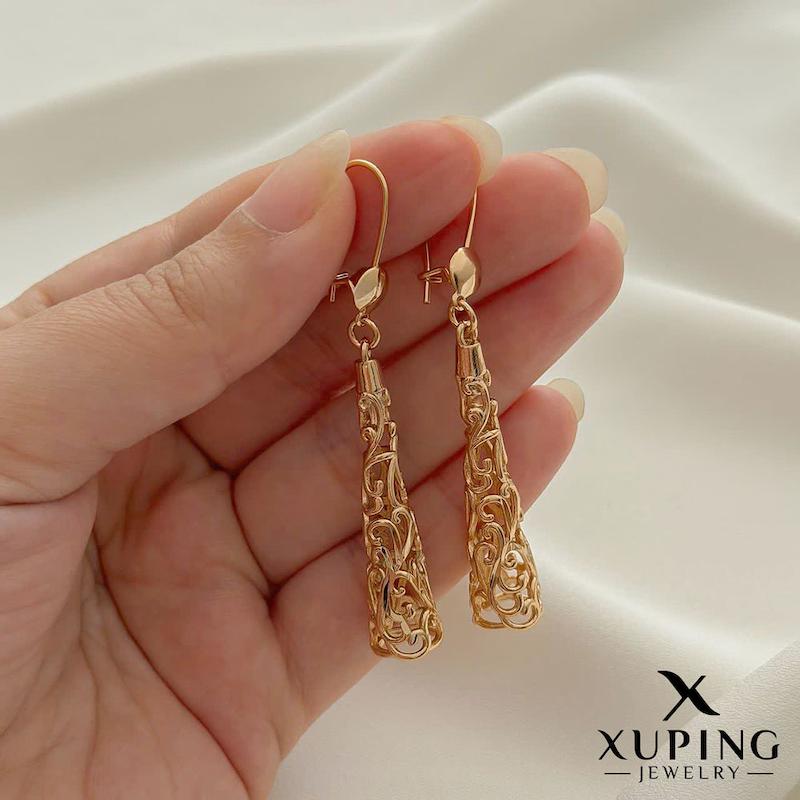 گوشواره شیپوری طرح‌طلا ژوپینگ