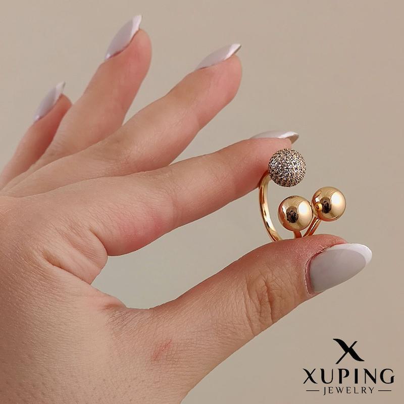 انگشتر گوی آینه و نگین برند ژوپینگ