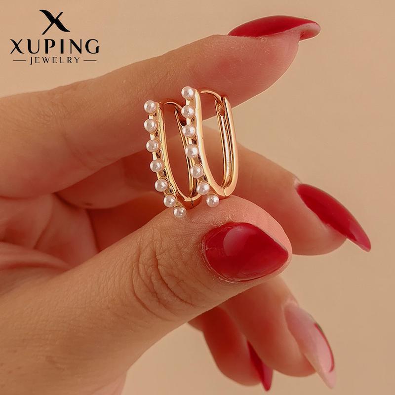 گوشواره بیضی مرواریدی برند ژوپینگ