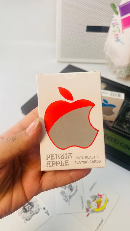 کارت بازی اورجینال پشت قرمز اپل (apple)