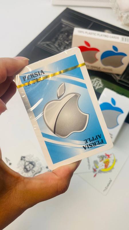 کارت بازی اورجینال پشت آبی اپل (apple)