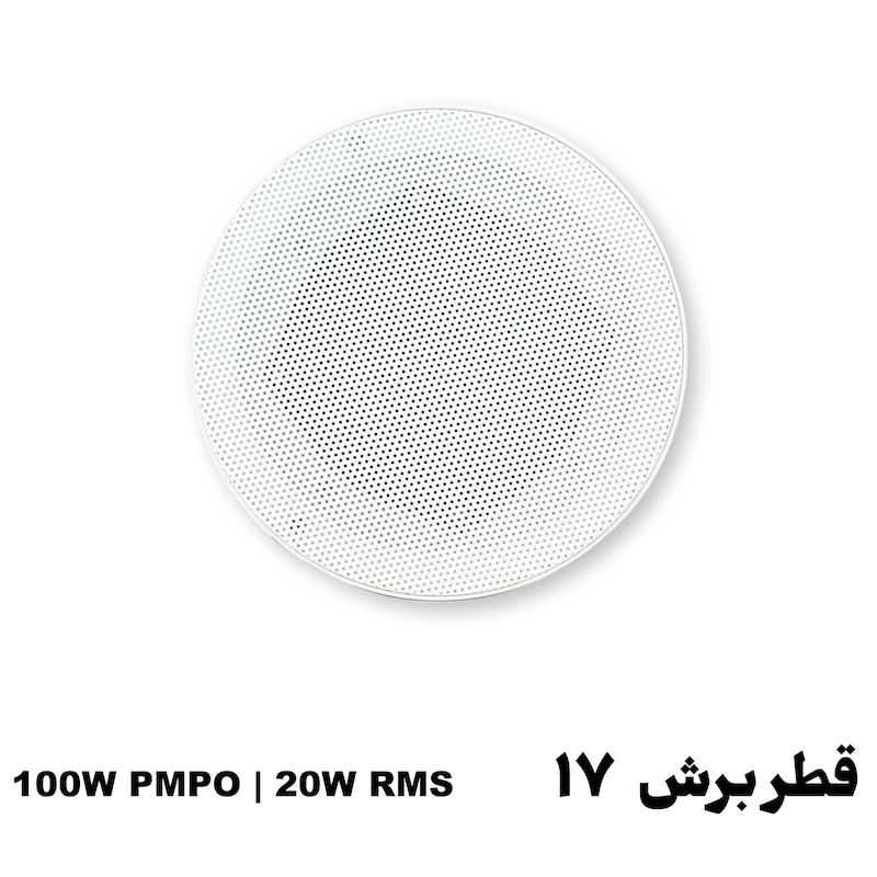 اسپیکر 100وات قطر برش 17 سانتی متر