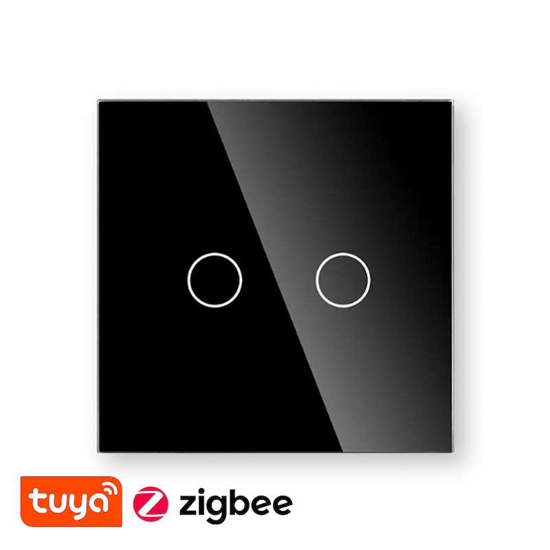 کلید هوشمند دو پل zigbee  برند Tuya