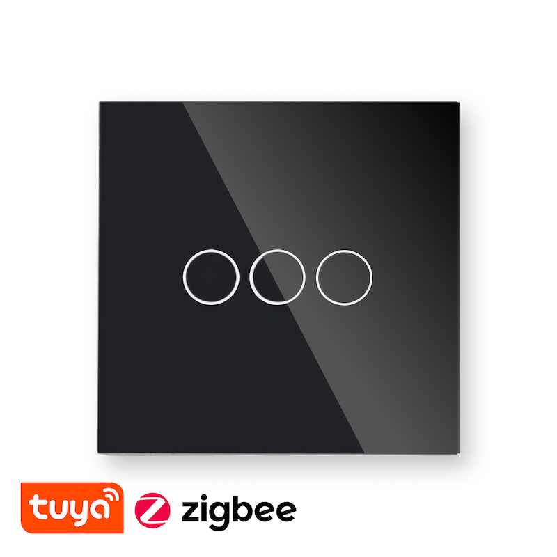 کلید هوشمند سه پل Zigbee  برند Tuya