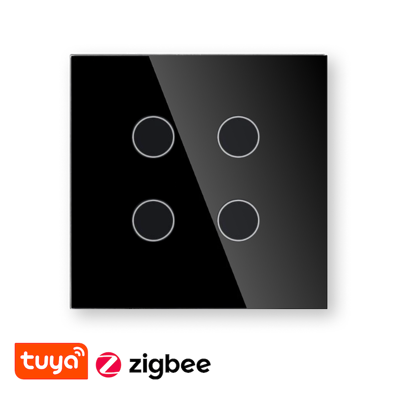 کلید چهار پل هوشمند zigbee - Tuya