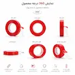 ‌چسب دوطرفه بی رنگ ژله ای بسیار قوی عرض 2 سانتی متر