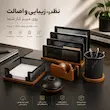 ست رومیزی چوب و فلز ۵ پارچه با ضمانت یکسال