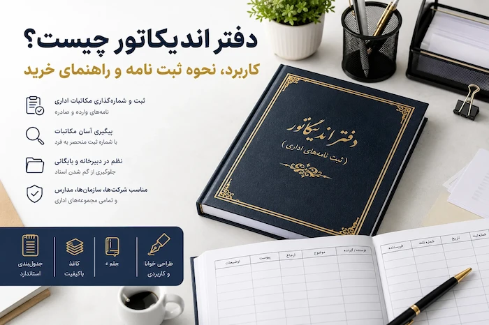 دفتر اندیکاتور چیست؟ از شماره‌گذاری نامه‌ها تا مدیریت مکاتبات اداری