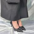کفش مجلسی زنانه لودشکا نگینی پاشنه دار
