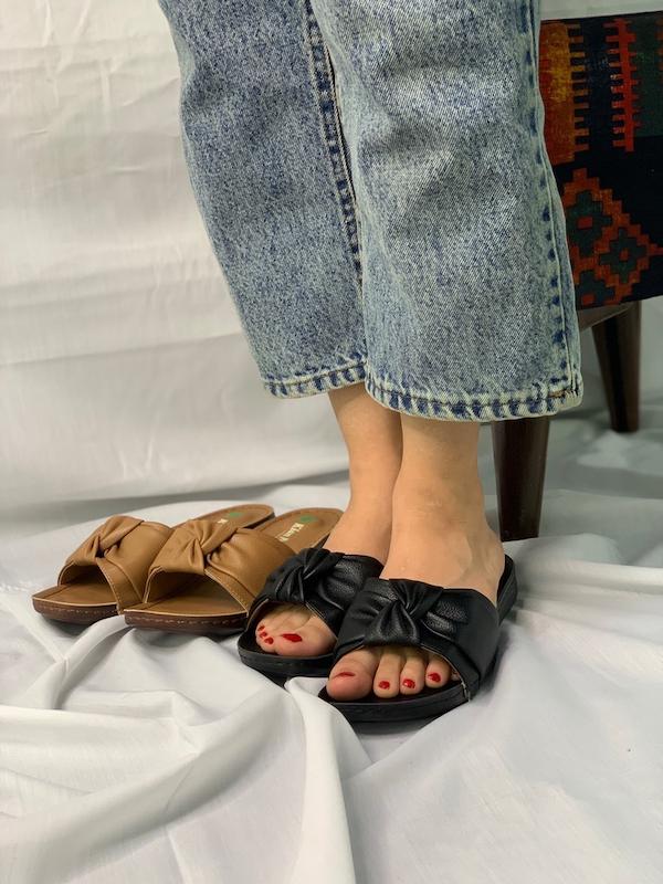 صندل زنانه راحتی طرح پاپیون