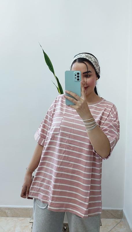 تیشرت باکسی رینگری