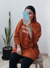تیشرت کلاهدار قواره بزرگ