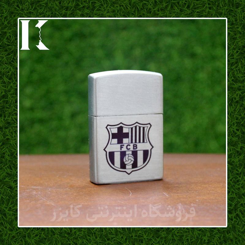 فندک گازی بارسلونا با طرح پشت رندوم