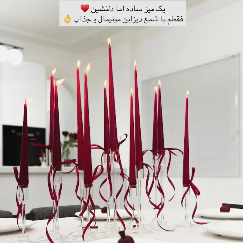 شمع قلمی ، شمع دکوری ، شمع خارجی 
