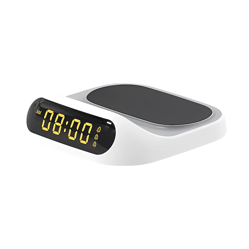 شارژر بیسیم و ساعت رومیزی رسی مدل RECCI RCW-22