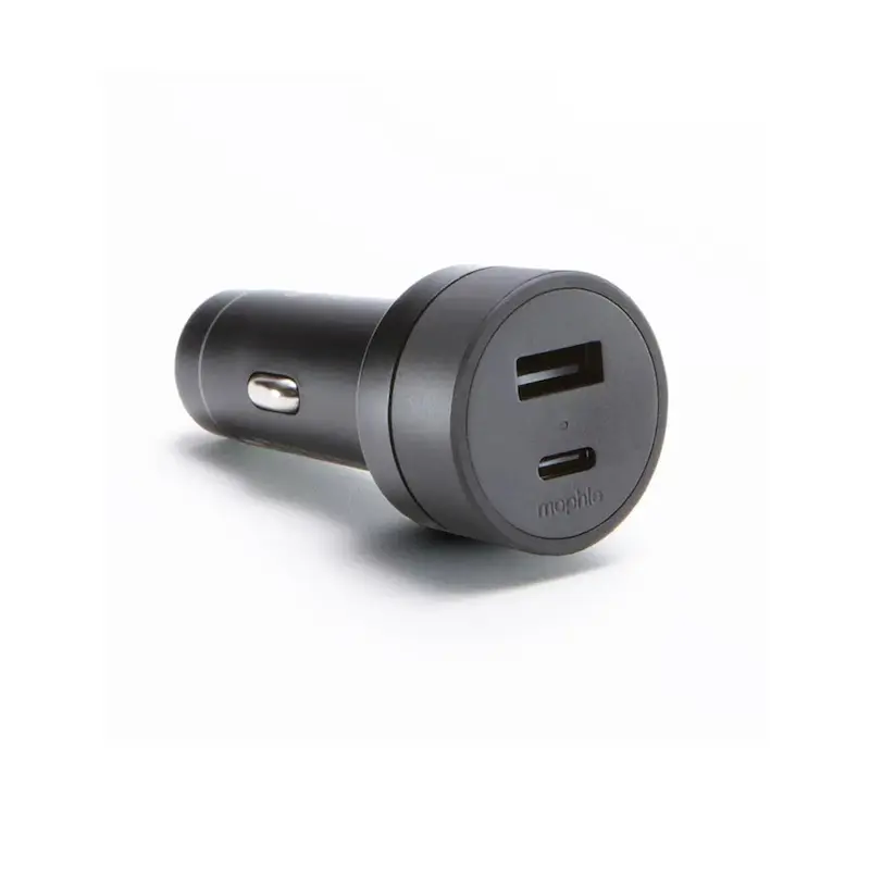 شارژر فندکی موفی 42 وات دو پورت مدل mophie Dual (USB-C/USB-A) 42W