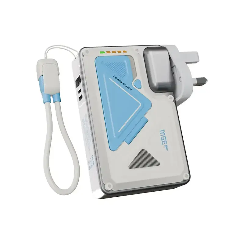 پاوربانک ۱۰ هزار میلی آمپر پاورولوژی مدل Powerology 10000mAh Wall Charger Magsafe 35wPD مدل PPBCHA80