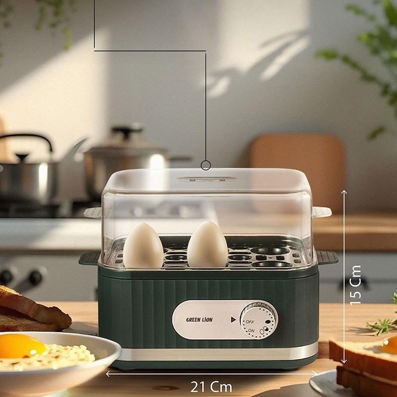 تخم مرغ پز هوشمند گرین لاین مدل Smart Egg Cooker
