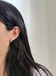 گوشواره حلقه ای نگیندار