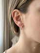 گوشواره ژوپینگ حلقه ای نگیندار