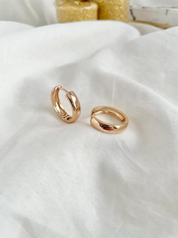 گوشواره آینه ای ساده 