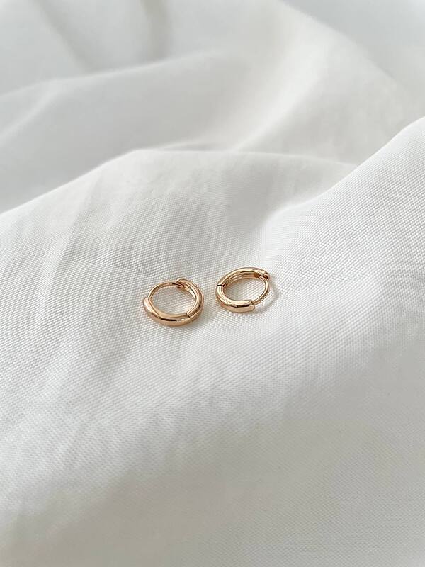 گوشواره حلقه ای ساده 