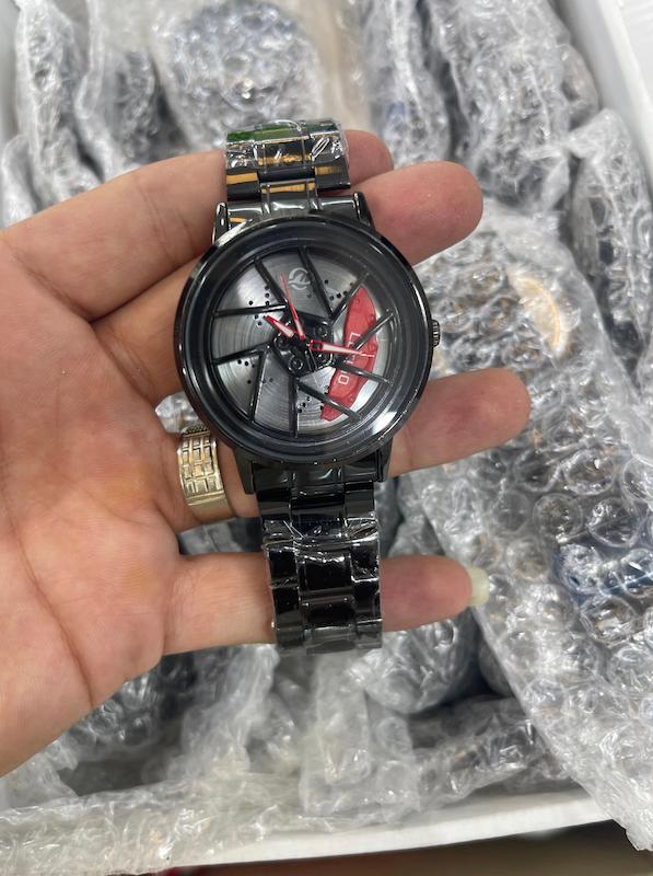 ساعت مردانه چرخشی رینگ Ring با کیفیت بند استیل رنگ ثابت - 