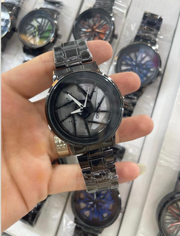 ساعت مردانه چرخشی رینگ Ring با کیفیت بند استیل رنگ ثابت - 