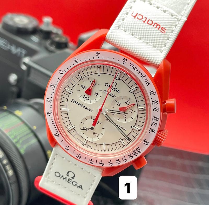 ساعت OMEGA SWATCH کیفیت بی نظیر سه موتور فعال کرنوگراف