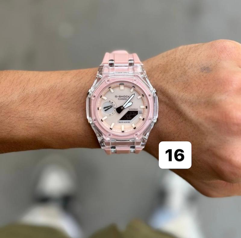 ساعت مردانه کاسیو جیشاک مشکی مدل GA-2100