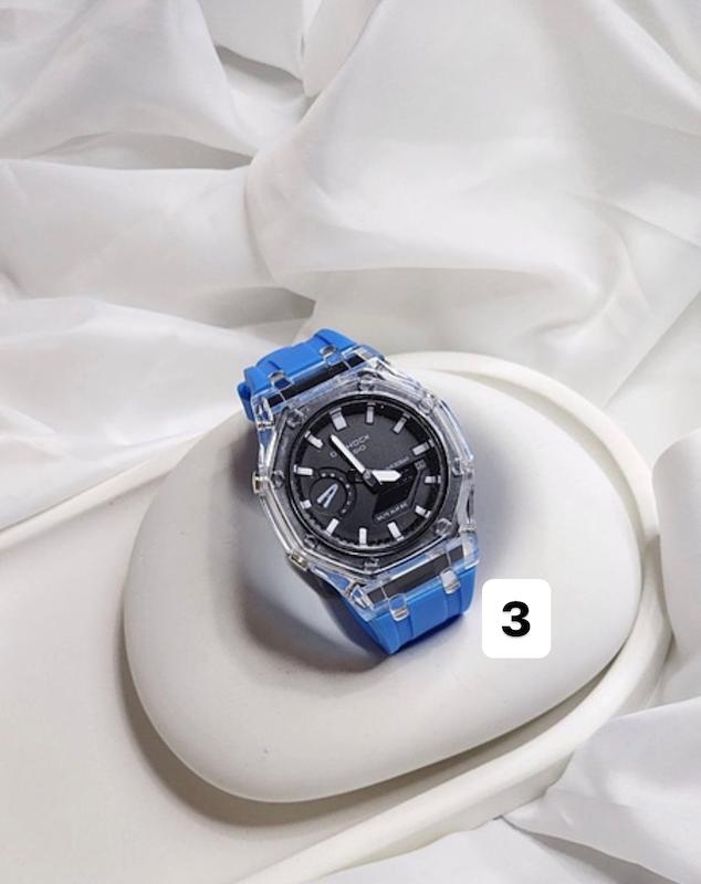 ساعت مردانه کاسیو جیشاک مشکی مدل GA-2100